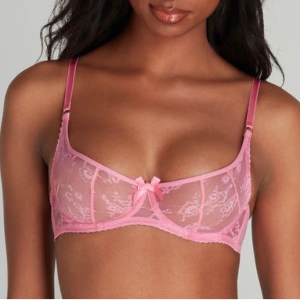 Agent Provocateur Pink Lace Bra